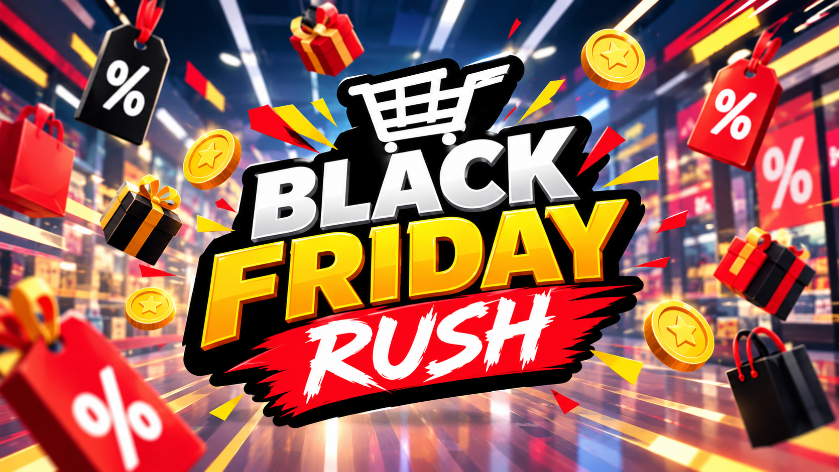 Copertina Black Friday Rush